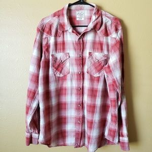 LUCKY BRAND western style button down shirt